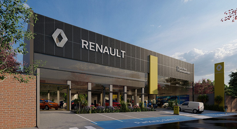 Renault Paraguay — Oficinas, talleres y showroom