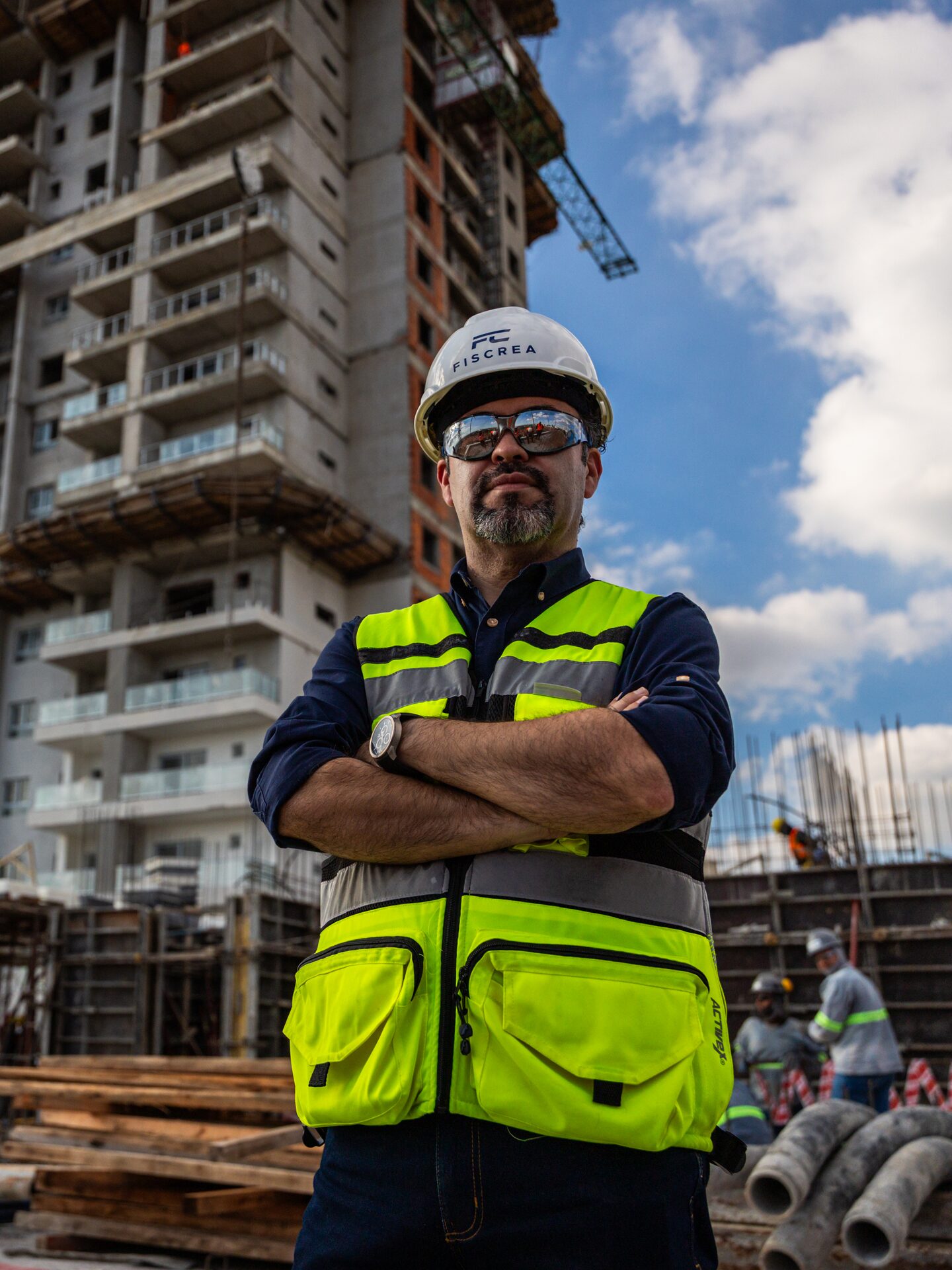 Ing. Alexis Contreras, Gerente de Fiscalización y Obras de Fiscrea